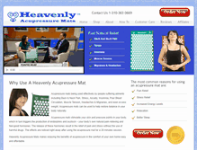 Tablet Screenshot of heavenlymats.com